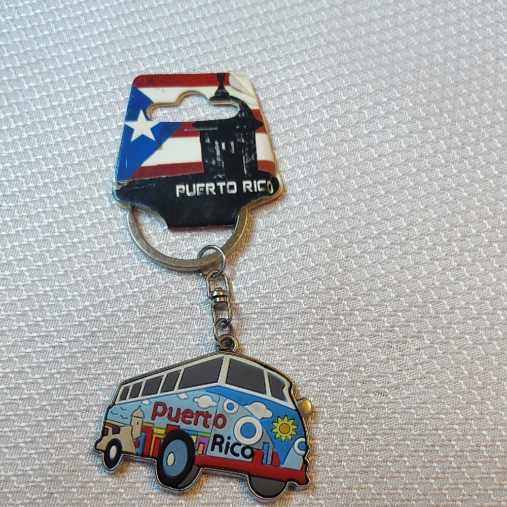 Puerto Rico Souvenir Keychain